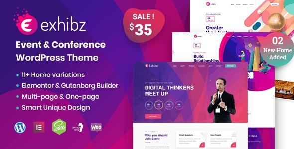 Exhibz WordPress Theme Nulled Free Download