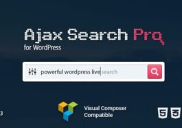 Free Download Ajax Search Pro - Best Live WordPress Search & Filter Plugins Nulled