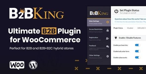 Free Download B2BKing - Best Ultimate WooCommerce B2B & Wholesale Plugin Nulled