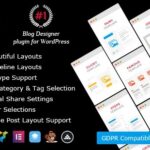 Free Download Blog Designer PRO for WordPress Nulled