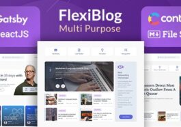 Free Download FlexiBlog - React Gatsby Multipurpose Blog Themes Nulled