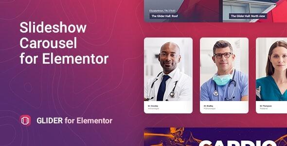 Free Download Glider - Slideshow & Slider for Elementor Nulled