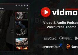 Free Download VidMov - Video WordPress Theme Nulled