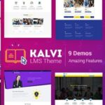 Kalvi Nulled LMS Education WordPress Theme Free Download