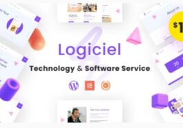 Logiciel Theme Nulled Technology & Software Service WordPress Theme Landing Pages Free Download