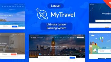 MyTravel Nulled Ultimate Laravel Booking System Free Download