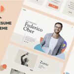 Ober Theme Nulled CV Resume WordPress Theme Free Download