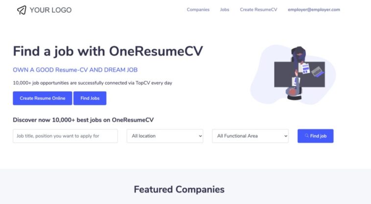 OneJobPortal Nulled Jobs board and resume builder Free Download