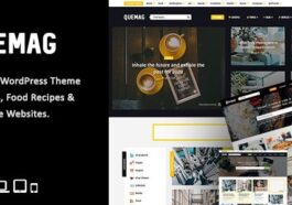 Quemag Nulled Creative WordPress Theme for Bloggers Free Download