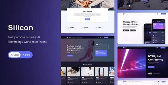 Silicon Theme Nulled Multipurpose Technology WordPress Theme Free Download