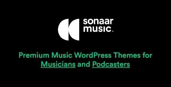 Sonaar Music Nulled Premium Music WordPress Themes for Musicians and Podcasters Free Download