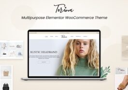 Terina Theme Nulled Multipurpose Elementor WooCommerce Theme Free Download