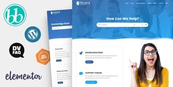 Tessera Theme Nulled Knowledge Base & Support Forum WordPress Theme Free Download