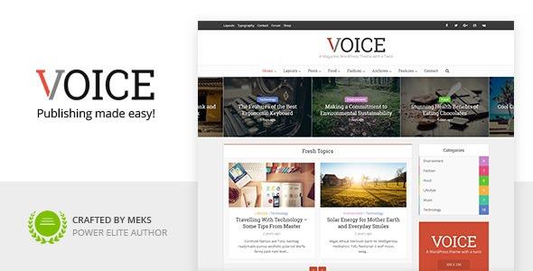 Voice Theme Nulled Clean News Magazine WordPress Theme Free Download