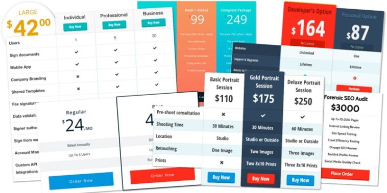 Easy Pricing Tables Premium Agency By Fatcatapps Nulled Free Download