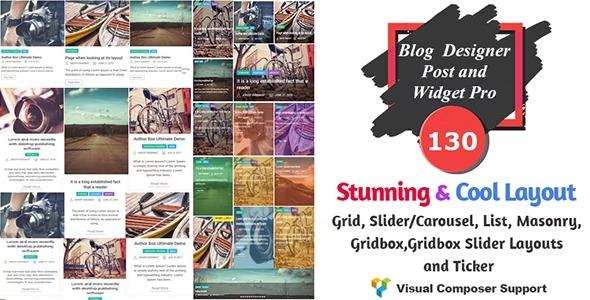 free download Blog Designer Pro – Post and Widget nulled