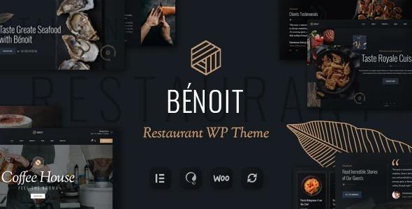 Benoit Nulled Restaurants & Cafes WordPress Theme Free Download