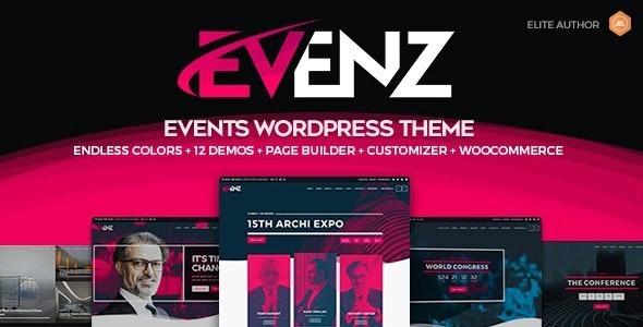 Evenz Nulled Conference and Event WordPress Theme Free Download