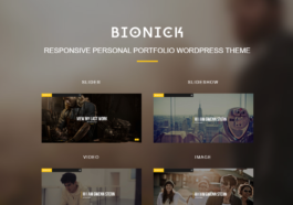 Free Download Bionick Theme Nulled