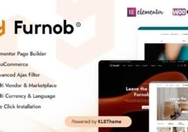 Furnob Furniture Store WooCommerce Theme Nulled