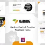 Gainioz Charity & Donation WordPress Theme Nulled