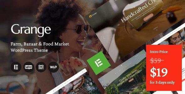 Grange Nulled Farm Bazaar & Food Market WordPress Theme Free Download