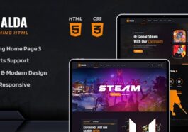 Halda Nulled eSports and Gaming WordPress Theme Free Download