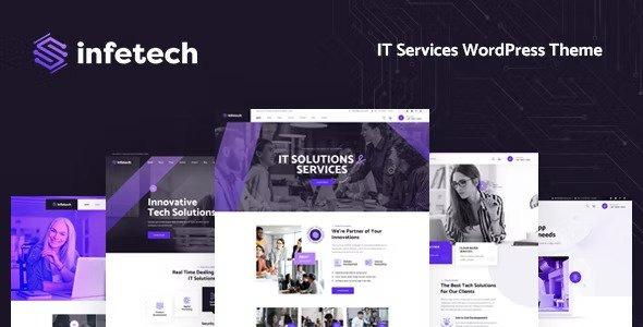 Infetech Nulled IT Services WordPress Theme Free Download