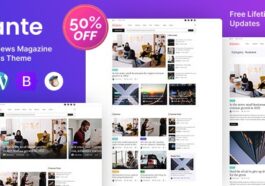 Kiante News Magazine Modern WordPress Theme Nulled