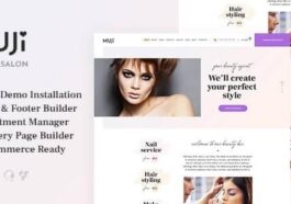 Muji Beauty Shop & Spa Salon WordPress Theme Nulled