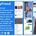 Myfriend-Friend-Chat-Post-Tiktok-Follow-Radio-Group-ecommerce-Zoom-Live-clone-social-network-app-Nulled