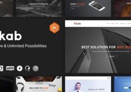 Okab Responsive Multi-Purpose WordPress Theme + RTL Nulled