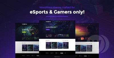 PixieFreak Nulled eSports gaming theme for teams & tournaments Free Download