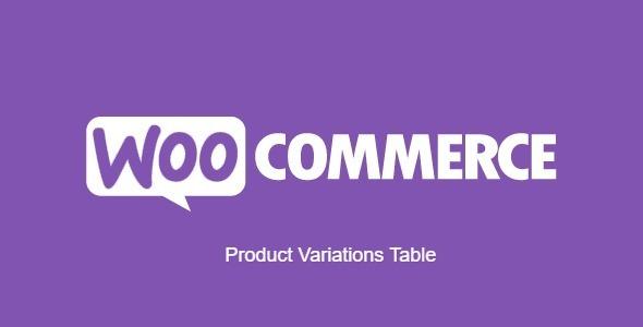 Product Variations Table for WooCommerce Nulled