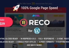 Reco Nulled Minimal Theme for Freebies Free Download