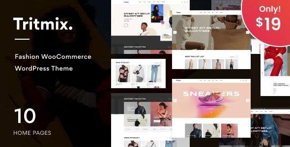 Tritmix Nulled Fashion Elementor WooCommerce Theme Free Download