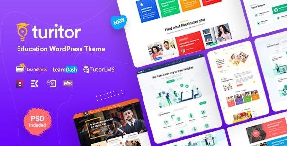 Turitor Nulled LMS & Education WordPress Theme Free Download