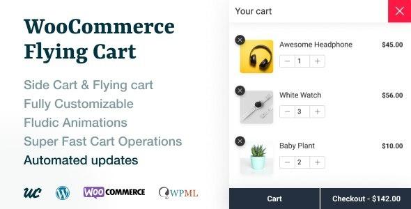 WooCommerce Flying Cart Nulled Free Download