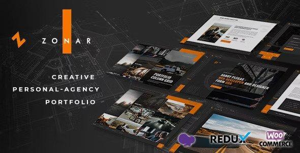 Zonar Nulled Personal Portfolio WordPress Theme Free Download