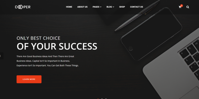 free download Cooper - Clean Creative Business Theme nulled