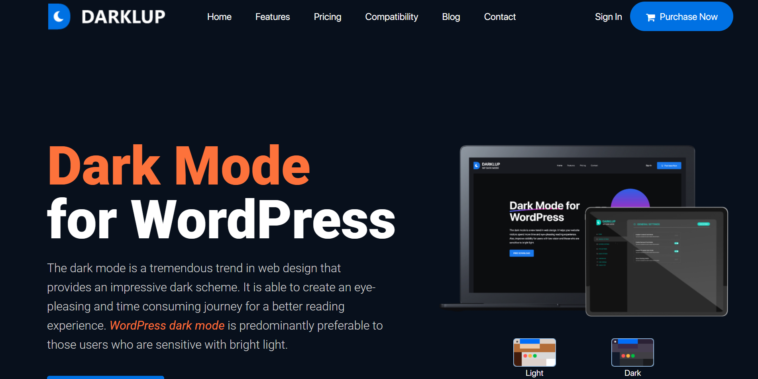 free download Darklup – WP Dark Mode nulled