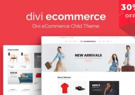 free download Divi Ecommerce – Woocommerce Divi Child Theme nulled