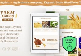 free download Farm Agrico Agricultural Business & Organic Food WordPress Theme nulled