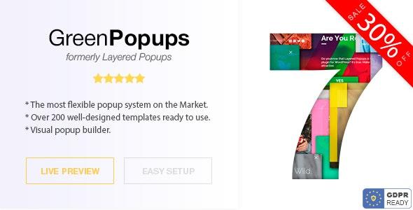 free download Green Popups – Popups for WordPress nulled