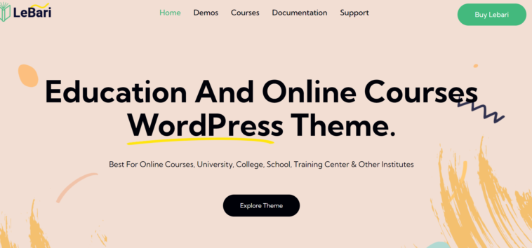 free download LeBari - Education WordPress Theme nulled