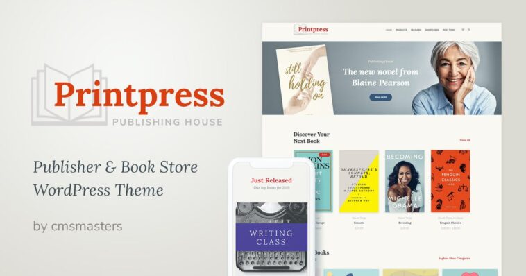 free download Printpress - Book Publishing WordPress Theme nulled