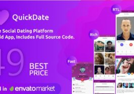 free download QuickDate Android – Mobile Social Dating Platform Application nulled