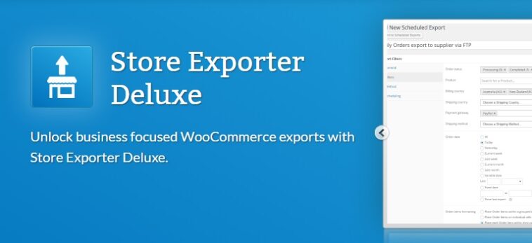 free download Store Exporter Deluxe for WooCommerce nulled