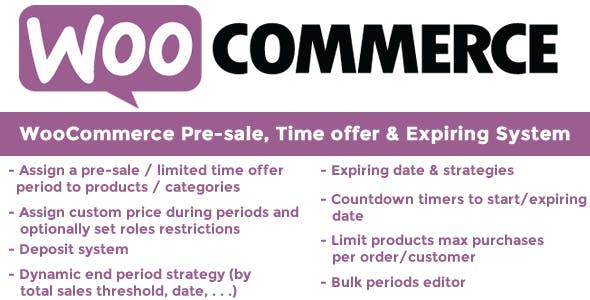 free download WooCommerce Pre-sale, Time offer & Expiring System nulled