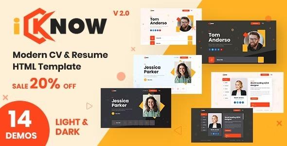 iKnow Personal Portfolio WordPress Theme Nulled